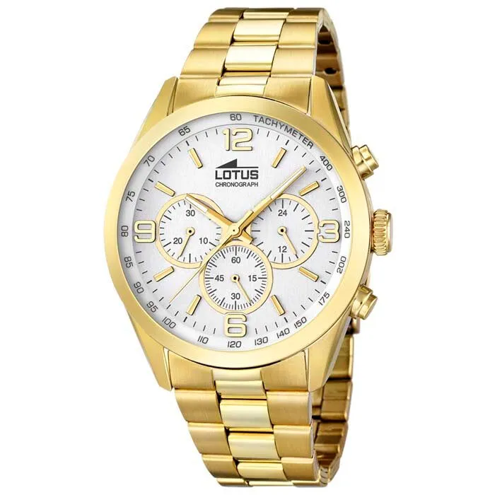 Reloj Lotus Cronógrafo Dorado 18153/1