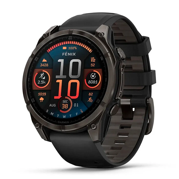 Reloj Garmin Fénix 8 47mm Amoled Sapphire Titanio DLC 010-02904-21