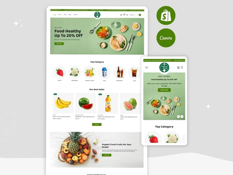 Food & Drink - Shopify Restaurant Theme | Shopify 2.0 Theme