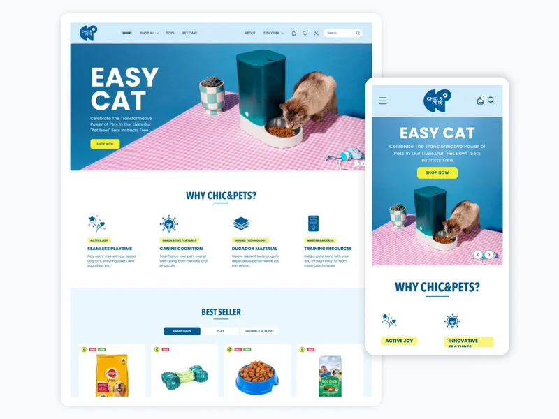 CHIC & PETS - Best Pet Store | Shopify 2.0 Theme