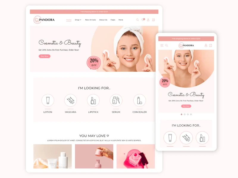 Glamiza - Beauty and Skincare Store | Shopify 2.0 Theme