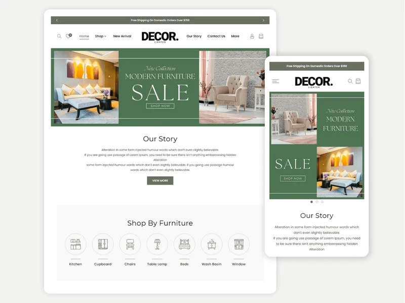 ROOMIFY - Best Shopify Furniture Themes | Shopify 2.0 Theme