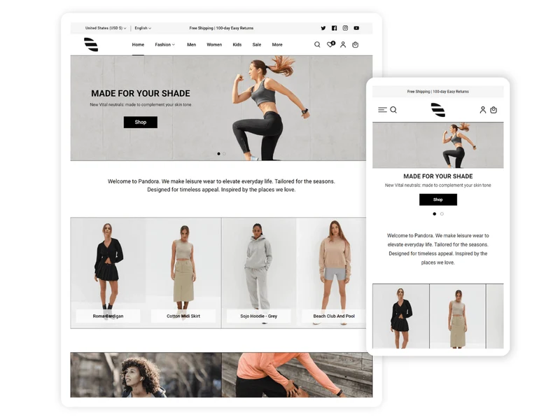 Wide Fashion - Best Shopify Themes For Clothing Store - Shopify 2.0 Theme