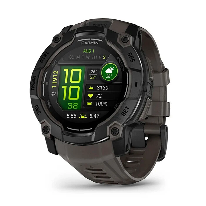 Reloj Garmin Instinct 3 50 mm Amoled correa Negra 010-03020-00