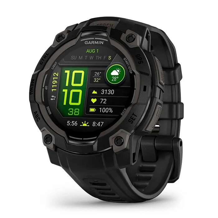 Reloj Garmin Instinct 3 45 mm Amoled correa Negra 010-02936-00