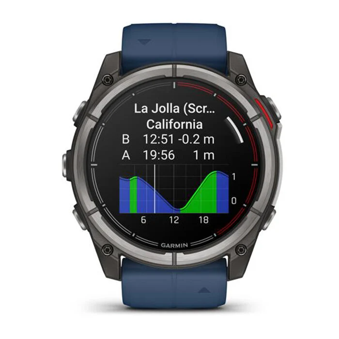 Garmin Quatix 8 51 mm – AMOLED - Zafiro - Titanio