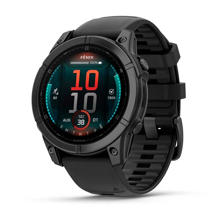 Reloj Garmin Fenix E 47mm Amoled correa Negra 010-03025-01