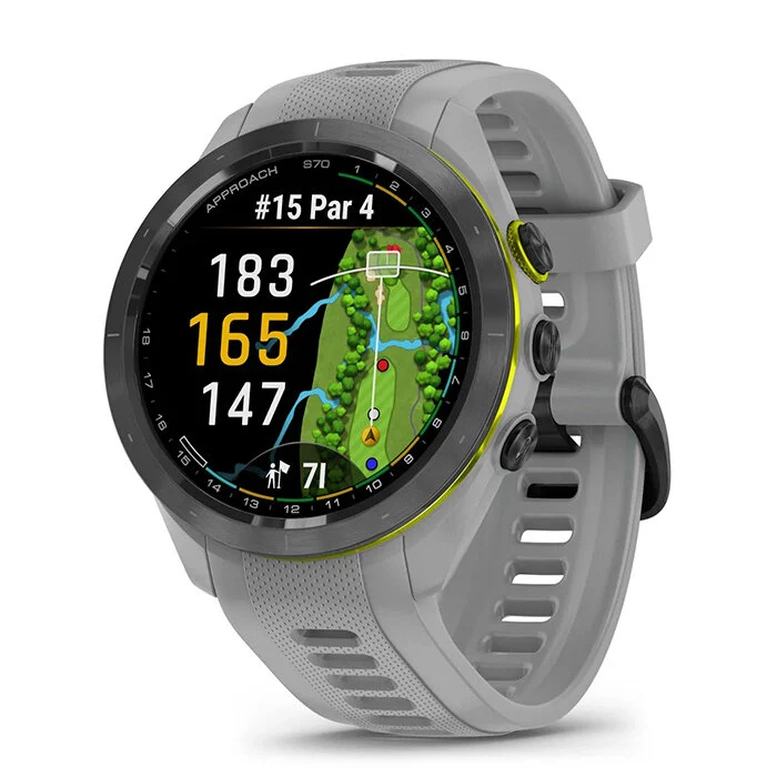 Reloj Garmin Approach S70 Negro con Correa Gris 010-02746-11