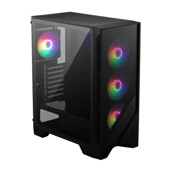 Case MSI MAG FORGE 120A AIRFLOW Mid Tower ATX - 6 Ventiladores RGB - Vidrio Templado - USB 3.2 - 306-7G23A12-HH9