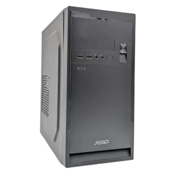 Case Jemip Atria Office Micro-ATX / Mini-ITX - USB Type-C - Audio HD - Negro - JPOATRIAC225-BK