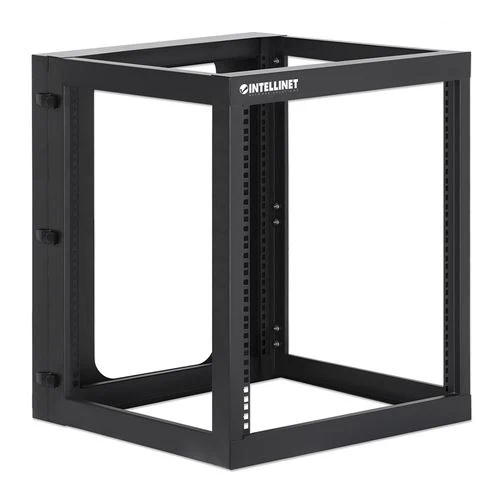 Case Intellinet 19 inch Wall Mount 4-Post Open Frame Network Rack - 12U