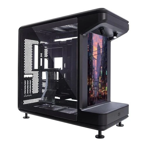 Case Cooler Master MasterFrame 360 Stage LCD Open-Frame Tempered Glass ATX Mid-Tower
