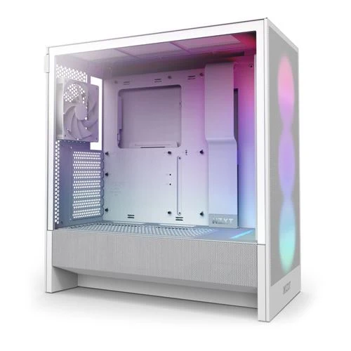 Case NZXT H5 Flow RGB (2024) Tempered Glass ATX Mid-Tower
