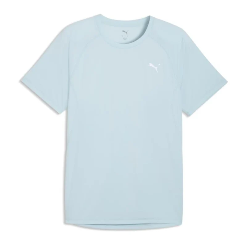 Puma Camiseta Manga Corta Running Velocity Celeste, para Hombre