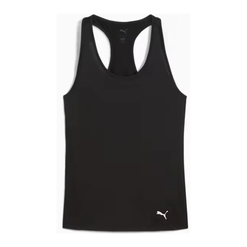 Puma Camiseta Deportiva sin Mangas Essentials Train All Day Negro, para Mujer