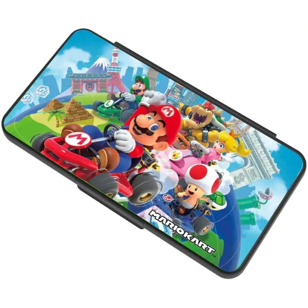 Estuche para 24 Cartuchos Mario Kart para Nintendo Switch - 663293113330 - Negro