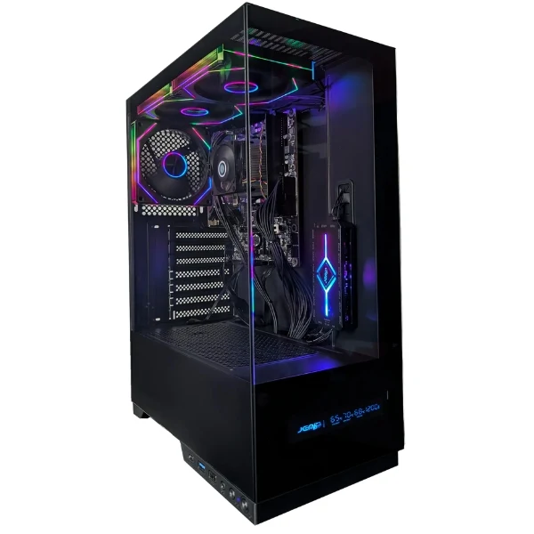 Case JEMIP Gaming Bastion ATX Negro con Vidrio Templado USB-C - JPGBASTION-ATX