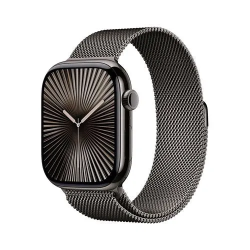 Apple Watch Series 10 GPS + Cellular 46mm - Caja de Titanio Slate - Correa Milanese Loop Slate - MWYW3LW/A