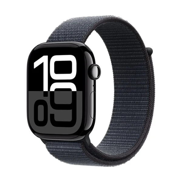Apple Watch Series 10 MWWR3LW/A GPS 46mm - Caja Aluminio Negro - Ink Cloud Sport Loop - 64GB