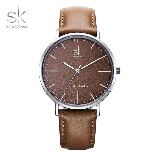 Shengke Genuine Leather Watch