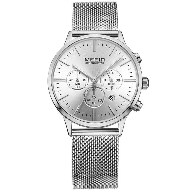 MEGIR Date Chronograph Women Watch