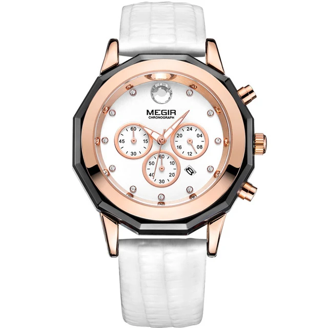 MEGIR Chronograph Womens Watch