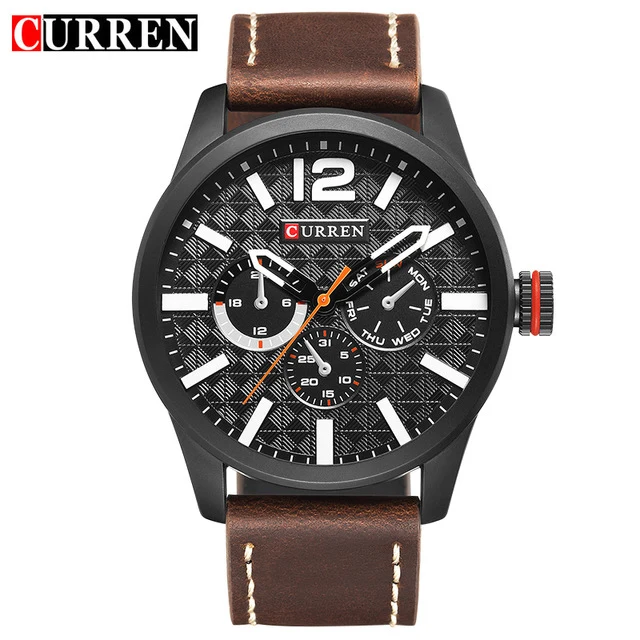 CURREN Mens Watch Sport Military Business