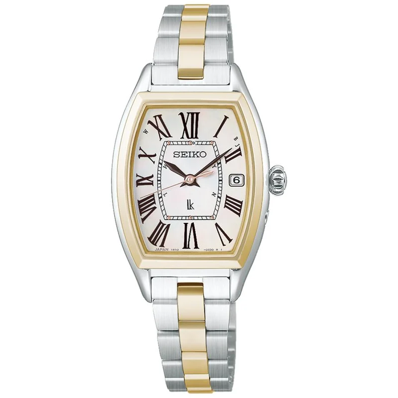 RESERVA ANTICIPADA Reloj solar radiocontrolado para mujer SEIKO LUKIA Grow HEE005J Hypericum de nácar bicolor