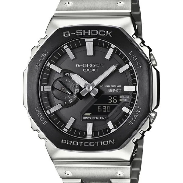Reloj CASIO G-SHOCK GM-B2100BT-1AJF con bisel negro y esfera negra para hombre