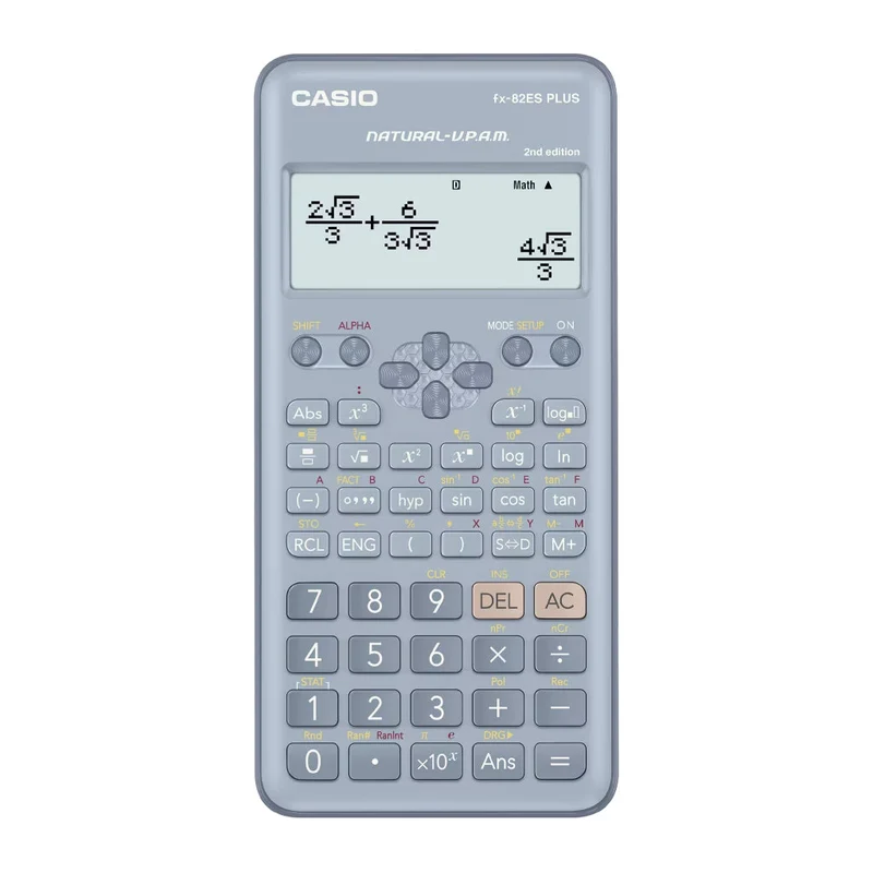 Casio Calculadora Científica Estándar, FX-82ES PLUS-2