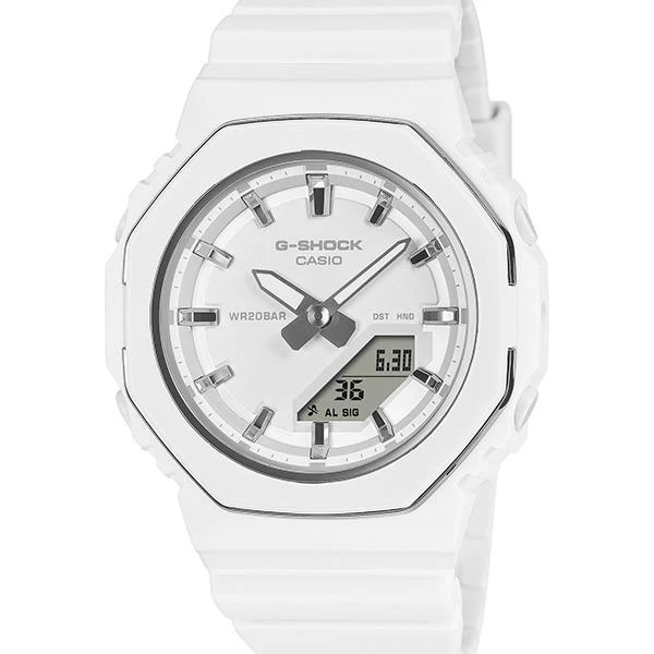 Reloj CASIO G-SHOCK GMA-P2110-7AJF con bisel metálico para mujer