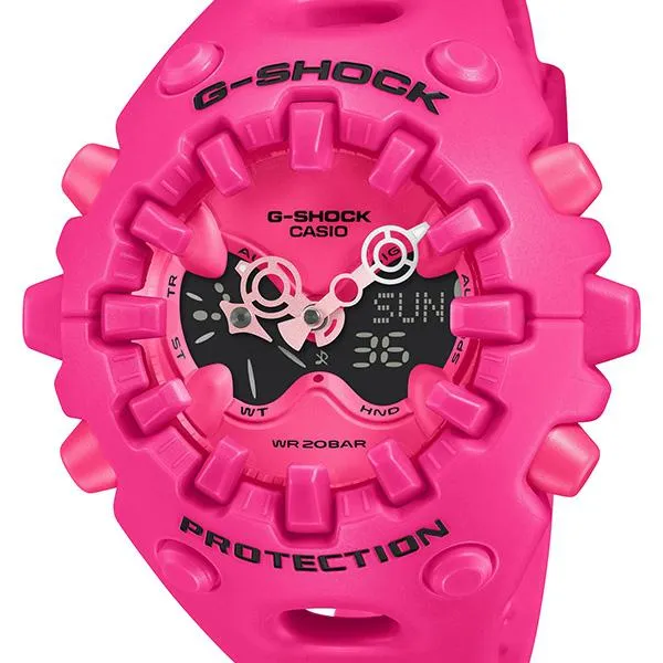 Reloj CASIO G-SHOCK rosa para hombre GA-V01-4AJF