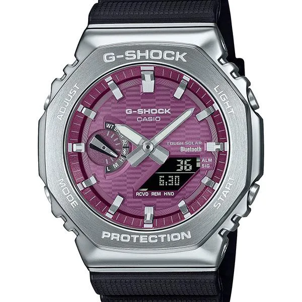 Reloj CASIO G-SHOCK GBM-2100A-4BJF con revestimiento metálico para hombre