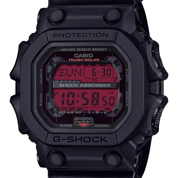 Reloj CASIO G-SHOCK GX-56BBR-1JF para hombre, color negro y rojo intenso