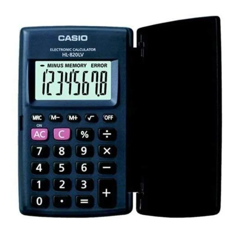 Casio Calculadora de Bolsillo, HL-820LV