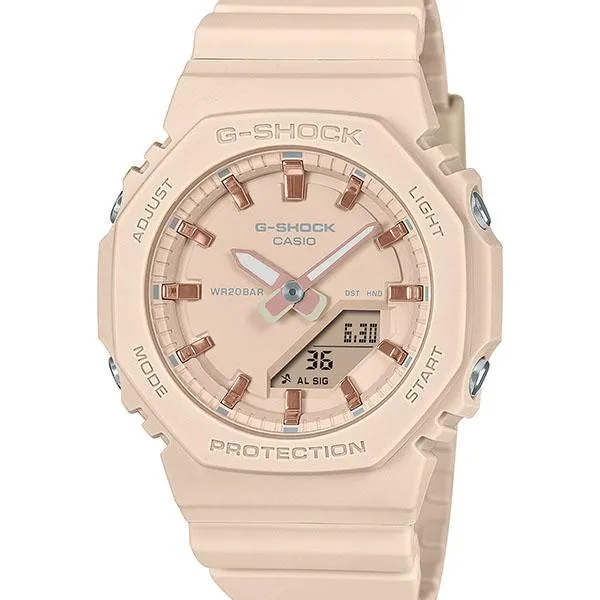 Reloj CASIO G-SHOCK con índices metálicos para mujer GMA-P2100M-4AJF