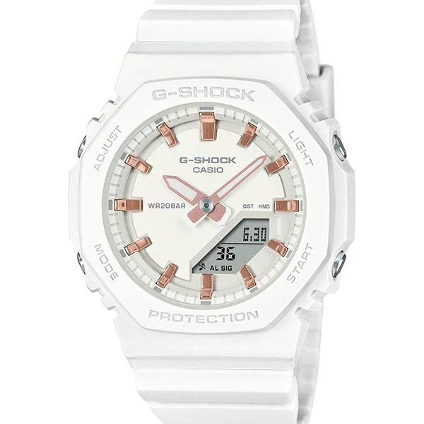Reloj CASIO G-SHOCK con índices metálicos para mujer GMA-P2100M-7AJF