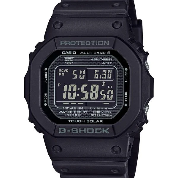 Reloj CASIO G-SHOCK GW-5000HS-1JF JDM Heritage negro con energía solar y radio para hombre