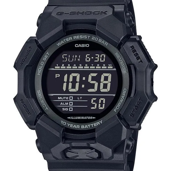Reloj CASIO G-SHOCK GD-010-1A1JF para hombre, color negro, con batería de 10 años