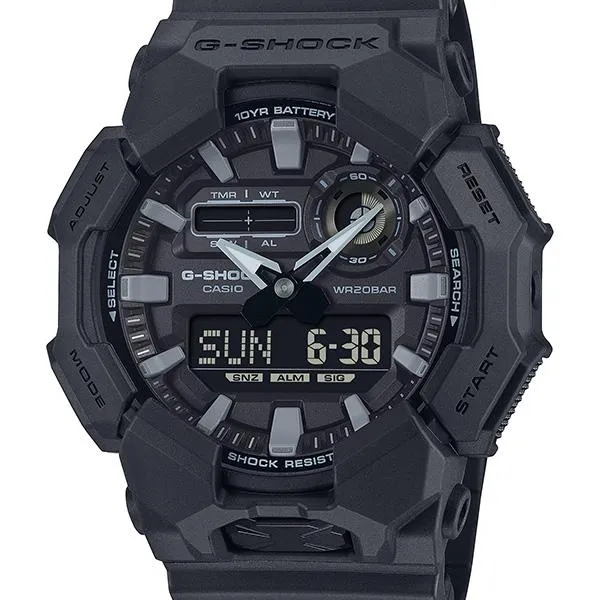 Reloj CASIO G-SHOCK GA-010-1A1JF para hombre, color negro, con batería de 10 años