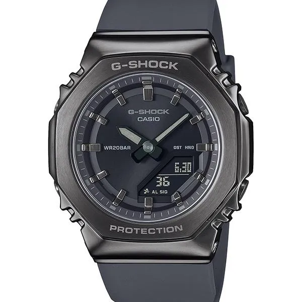 Reloj CASIO G-SHOCK GM-S2110B-8AJF de tamaño mediano para mujer, color negro
