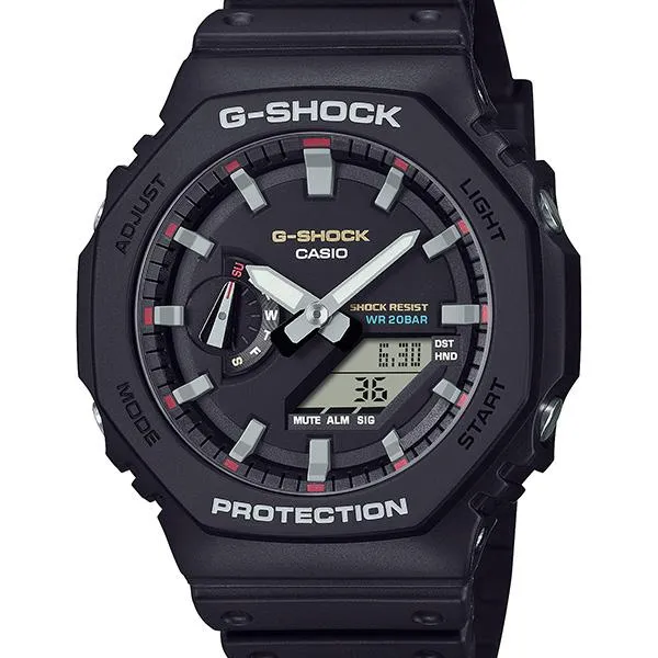 Reloj analógico-digital para hombre CASIO G-SHOCK GA-2100RL-1AJF JDM Carbon Core Guard negro