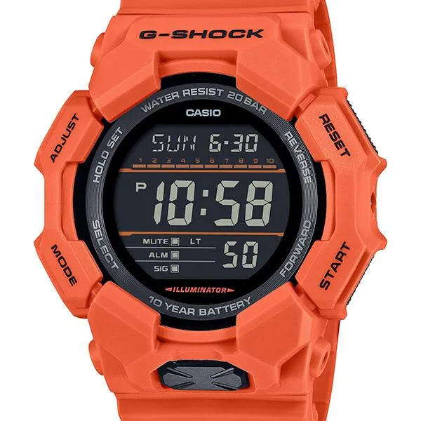 Reloj digital CASIO G-SHOCK GD-010-4JF para hombre con una duración de batería de aproximadamente 10 años