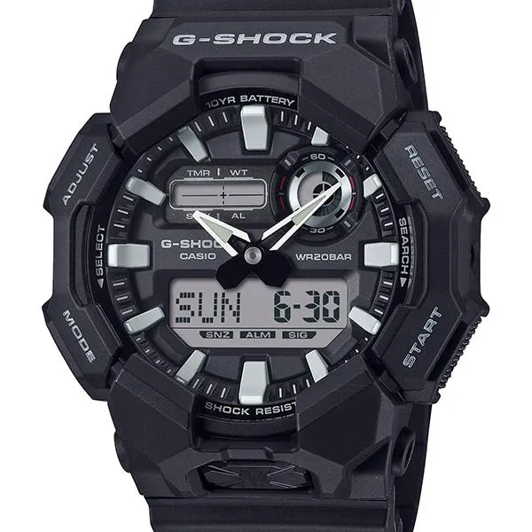 GA-010-1AJF Reloj Casio G-SHOCK digital-analógico para hombre con duración de batería de aproximadamente 10 años
