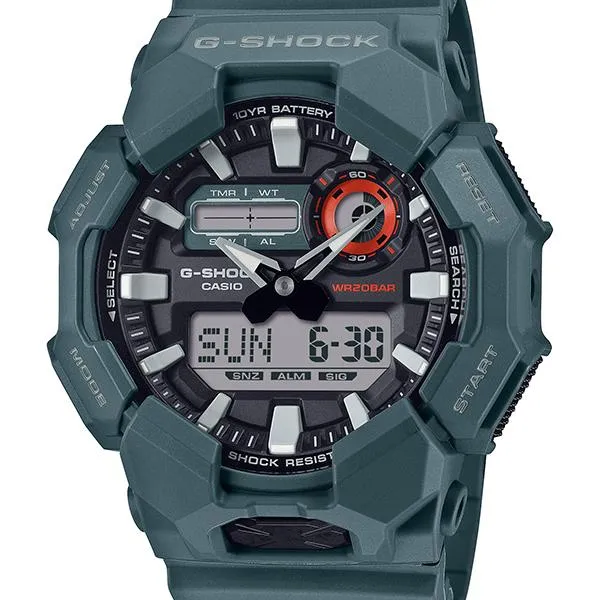 GA-010-2AJF Reloj Casio G-SHOCK digital-analógico para hombre con duración de batería de aproximadamente 10 años
