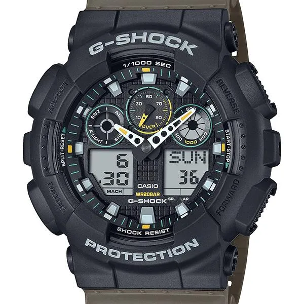 Reloj CASIO G-SHOCK GA-100TU-1A3JF para hombre