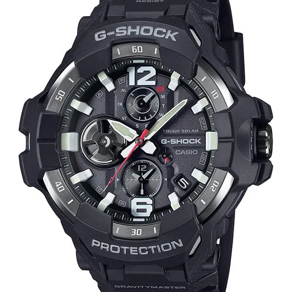 Reloj CASIO G-SHOCK GRAVITYMASTER GR-B300-1AJF JDM Master of G Aviation Carbon Core Guard Analógico Solar Bluetooth para Hombre