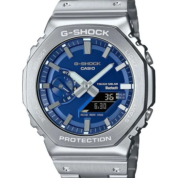 Reloj CASIO G-SHOCK GM-B2100AD-2AJF para hombre con esfera azul marino "Twin-Perfect"