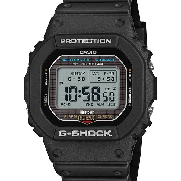 Reloj CASIO G-SHOCK GW-BX5600-1JF JDM MIP LCD Solar Bluetooth Radio para hombre