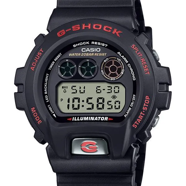 Reloj digital para hombre CASIO G-SHOCK DW-6900TR-1JR JDM 30th Anniversary Thrasher Black Round Trigram